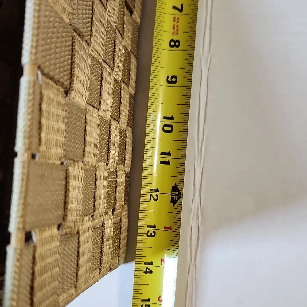 Woven Tan Storage Basket